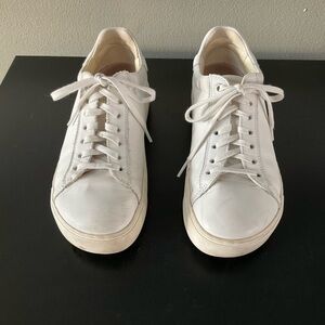 Birkenstock white womens sneakers